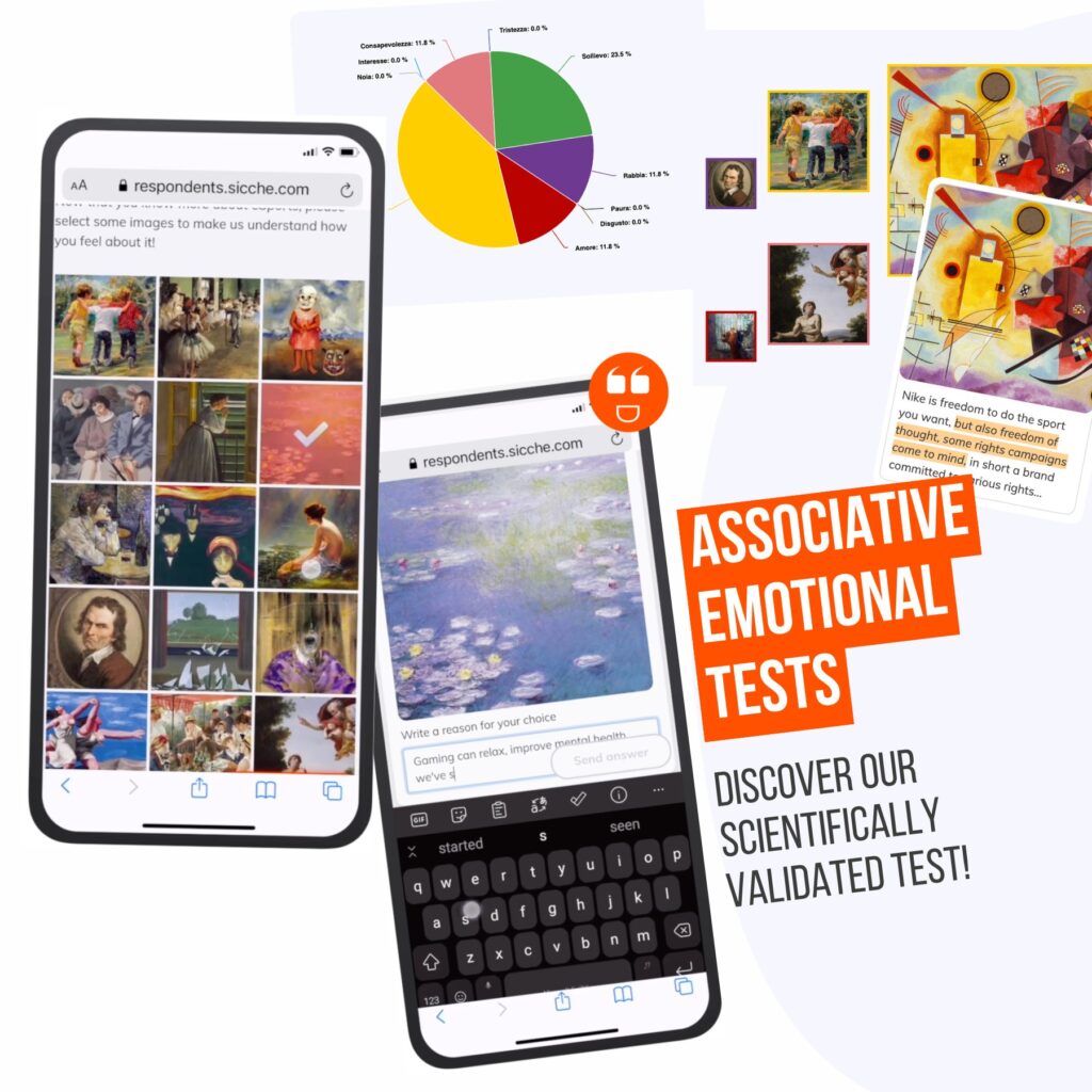 associative emotional tests and questions