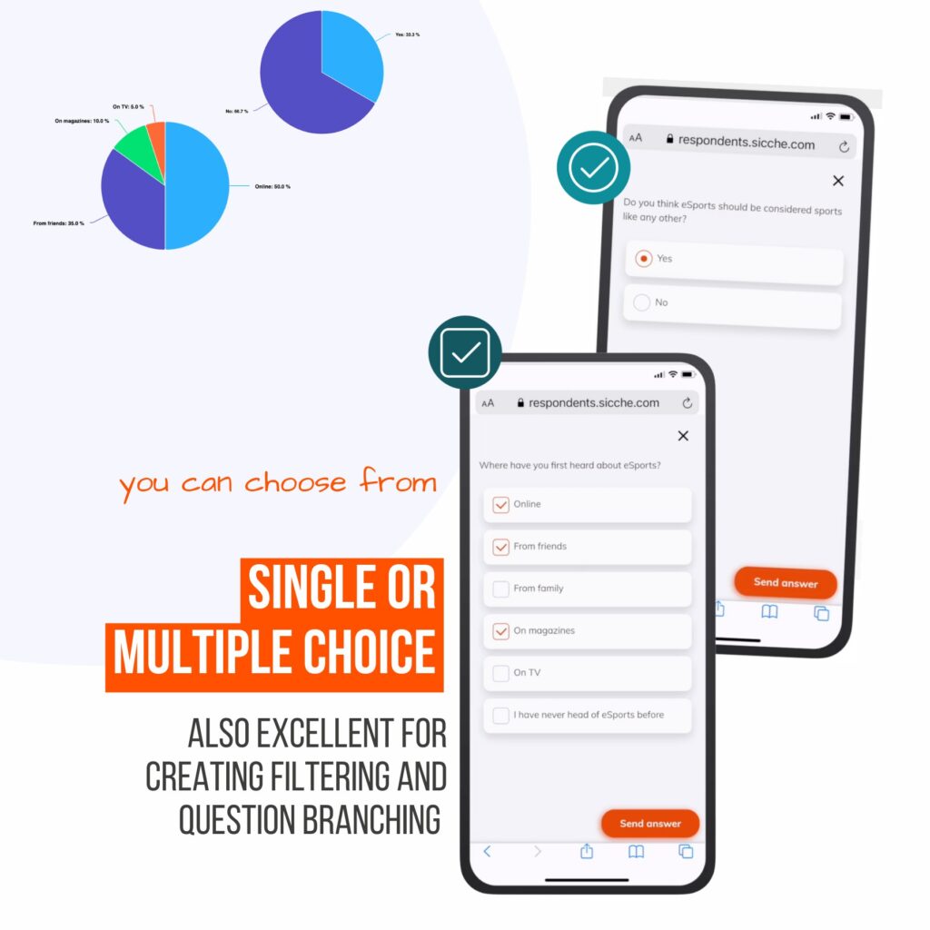 single and multiple choice questions